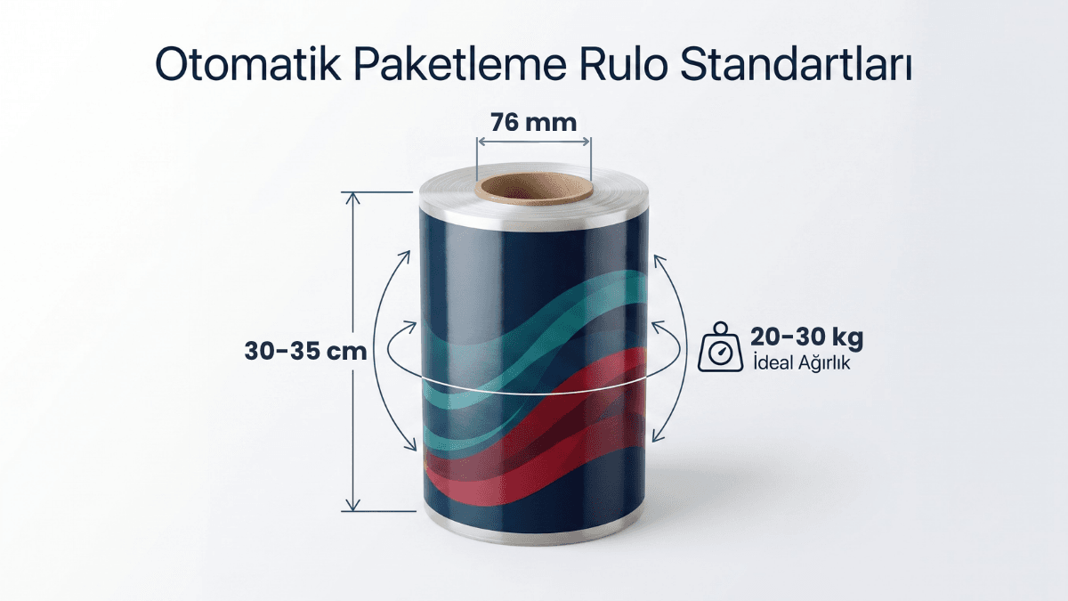 otomatik roll ekmek paketleme makineleri için opp ambalaj rulosu ölçüleri ve standartları