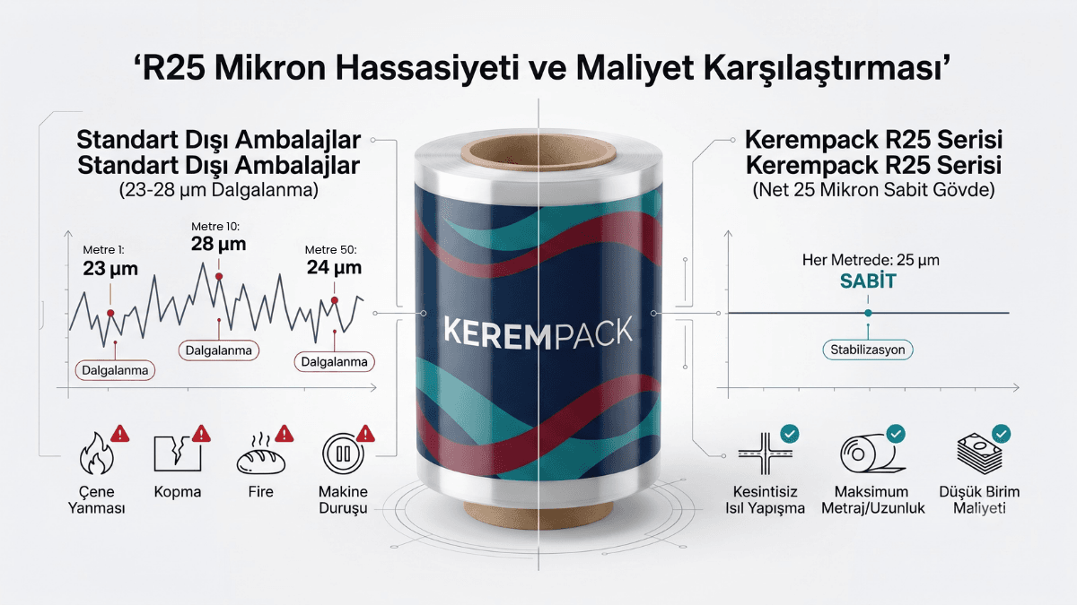 roll ekmek poşeti rulo ambalajı 25 mikron kalınlık hassasiyeti